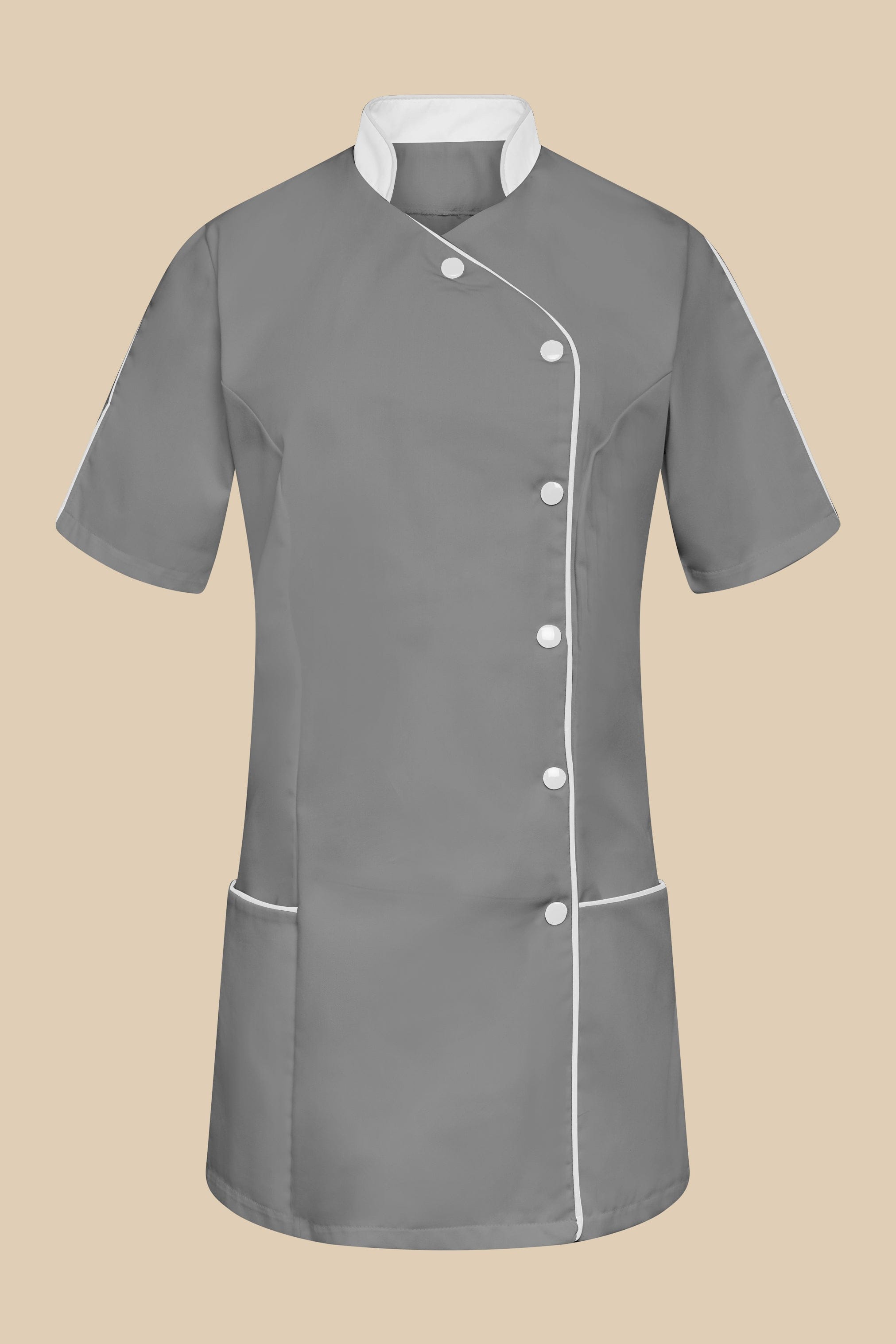 SRC Création Blouse Médicale Blouse médicale femme gris et blanc - SILA