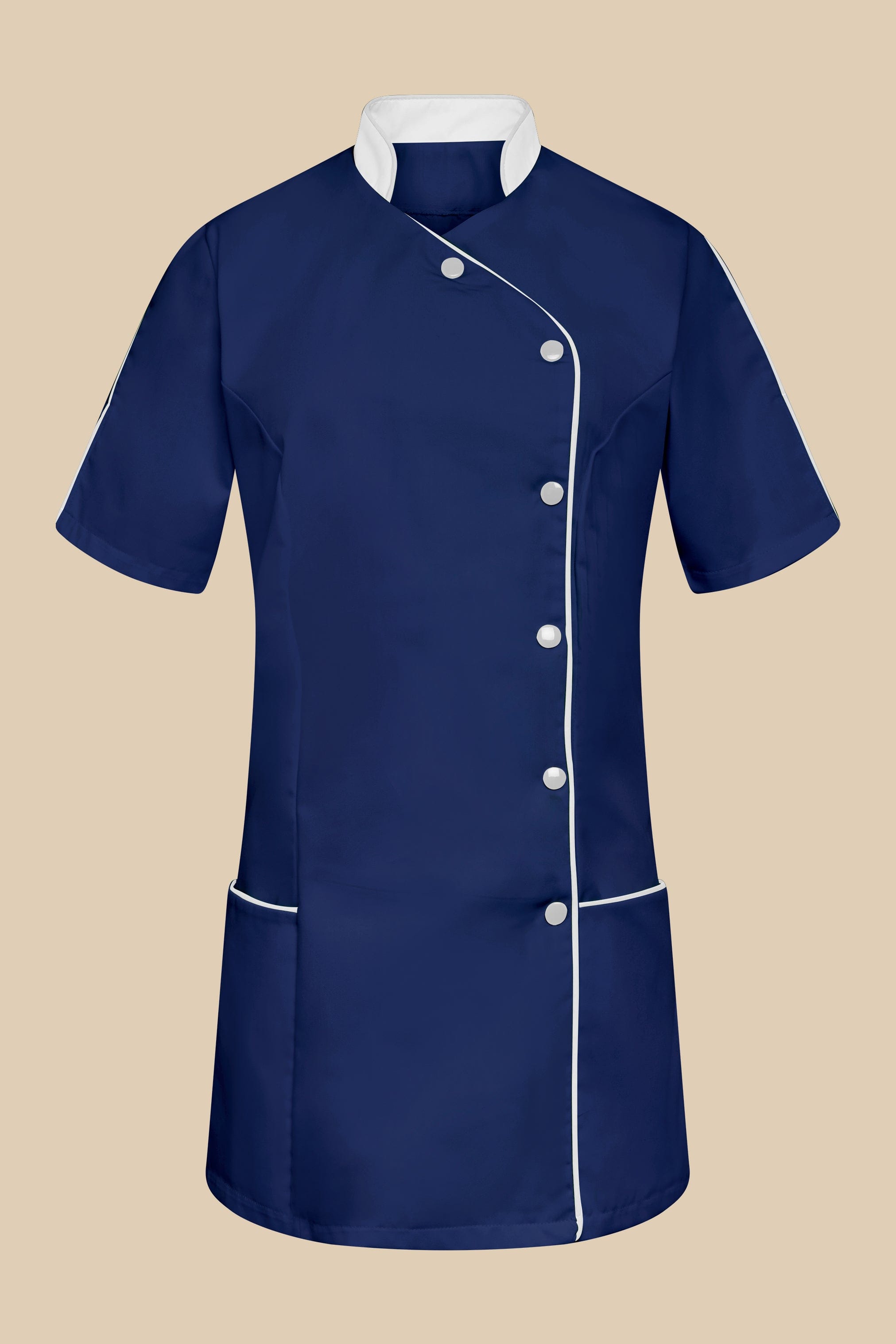 SRC Création Blouse Médicale Blouse médicale femme marine et blanc - SILA