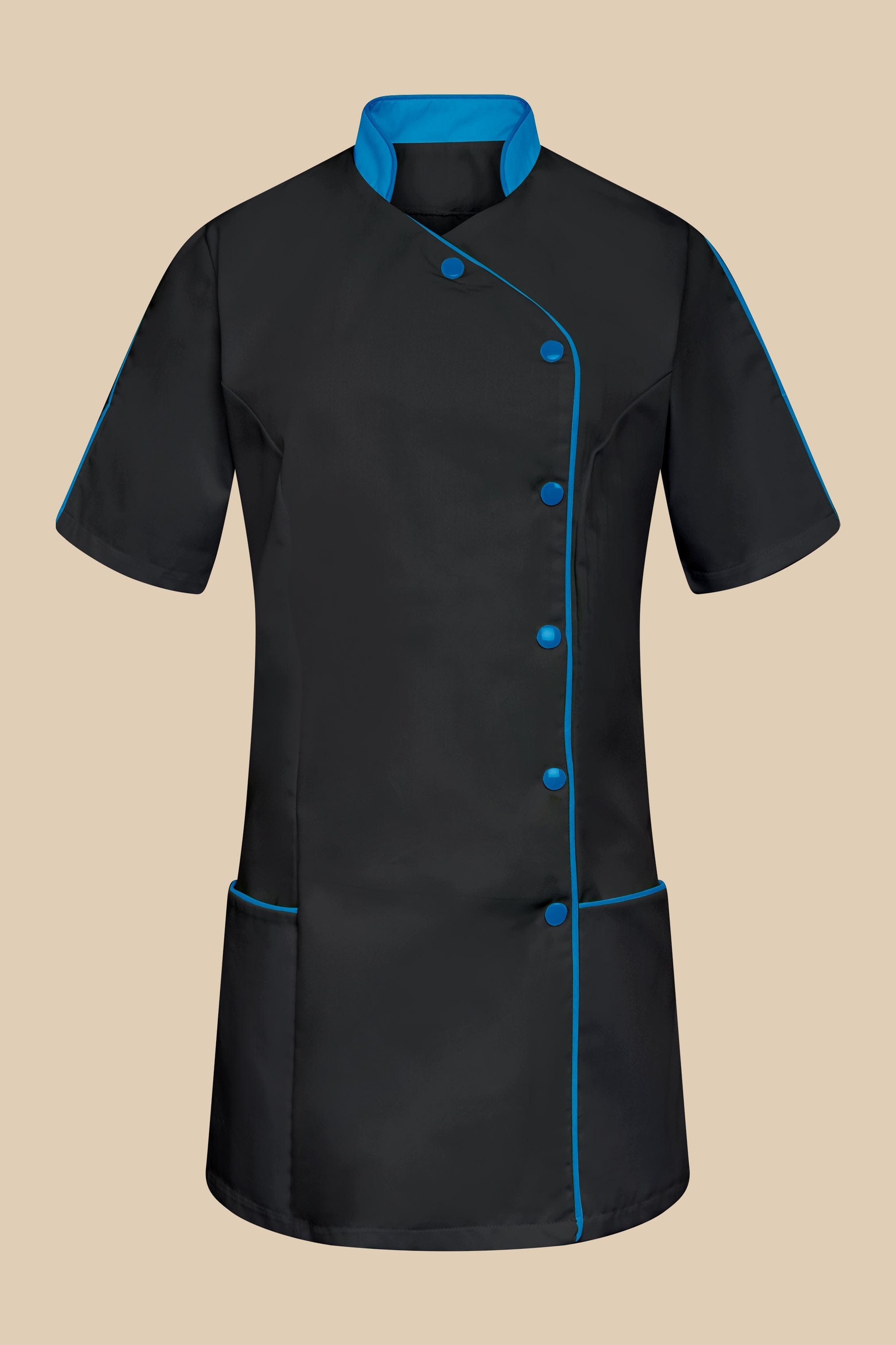 SRC Création Blouse Médicale Blouse médicale femme noir et turquoise - SILA