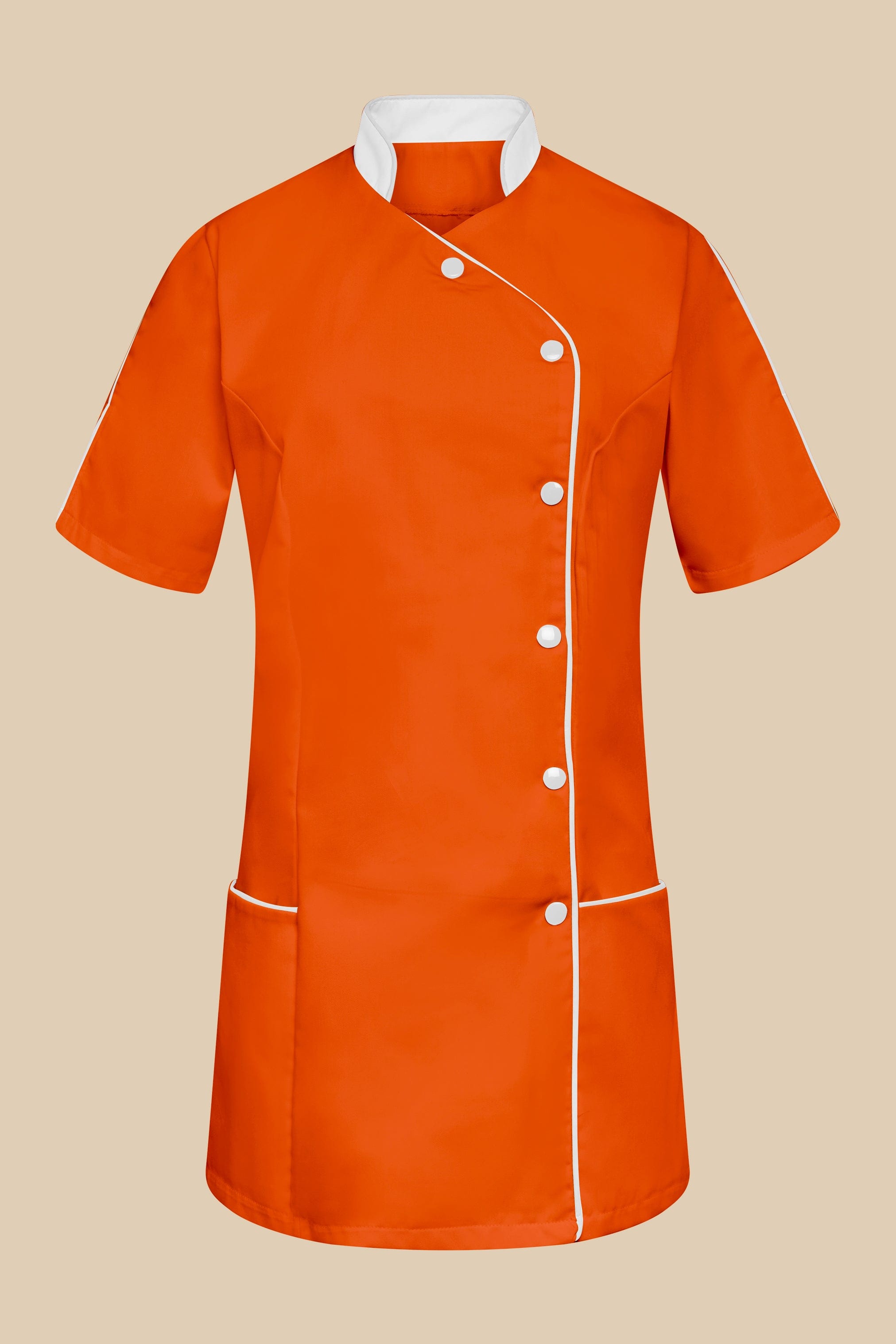 SRC Création Blouse Médicale Blouse médicale femme orange et blanc - SILA