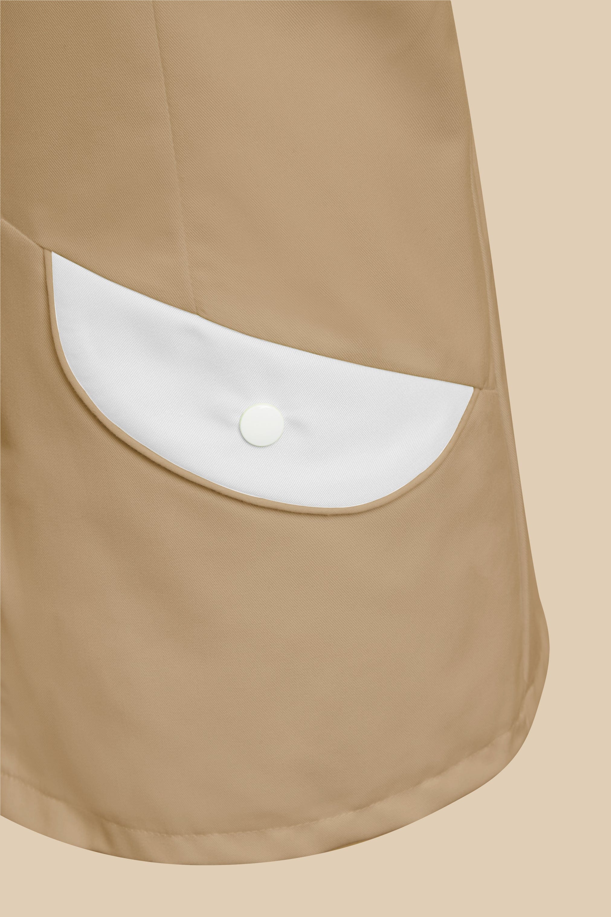 SRC Création Blouse Médicale Blouse médicale femme originale biscuit et blanc - ALMA