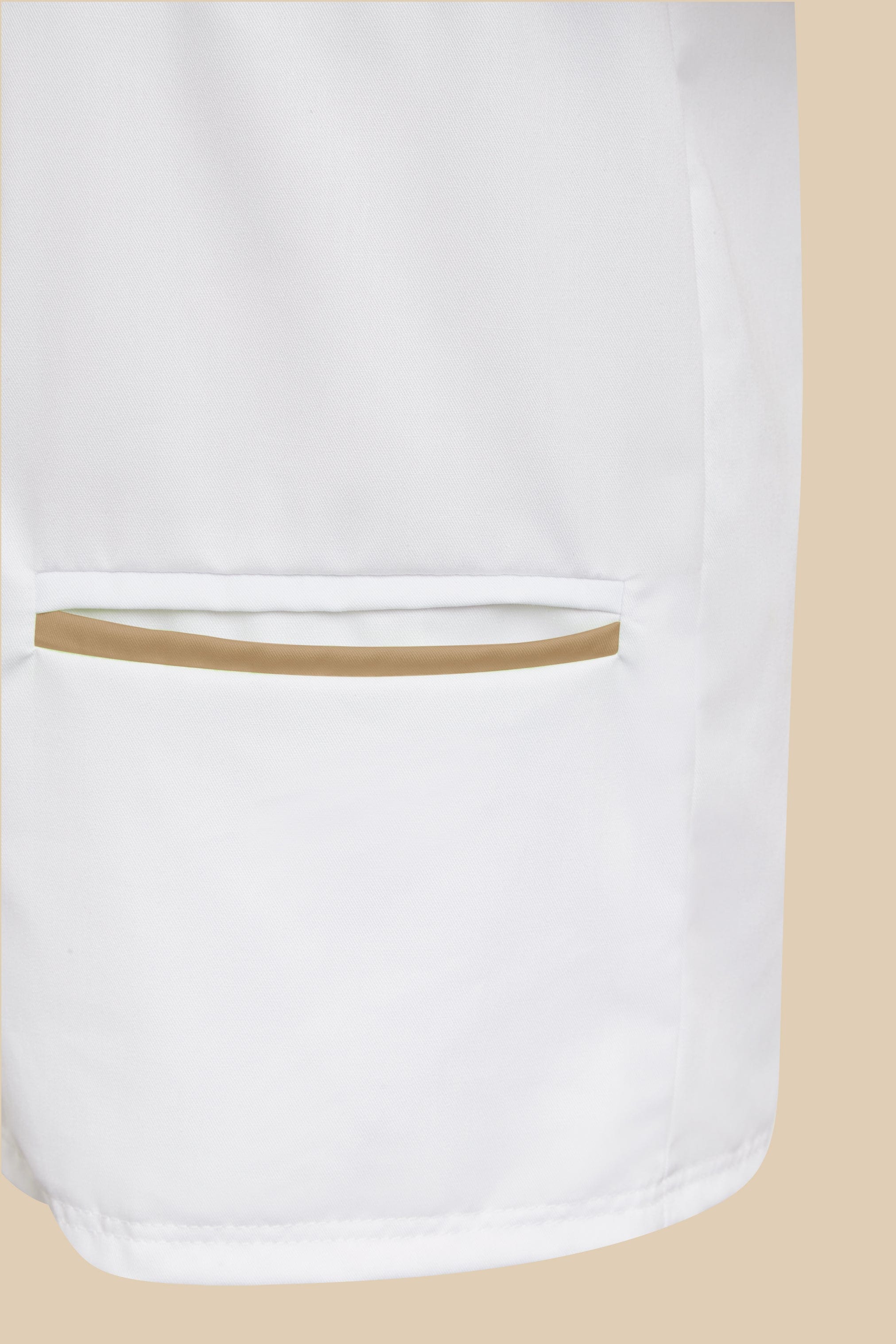 SRC Création Blouse Médicale Blouse médicale homme blanc et biscuit - ALMO