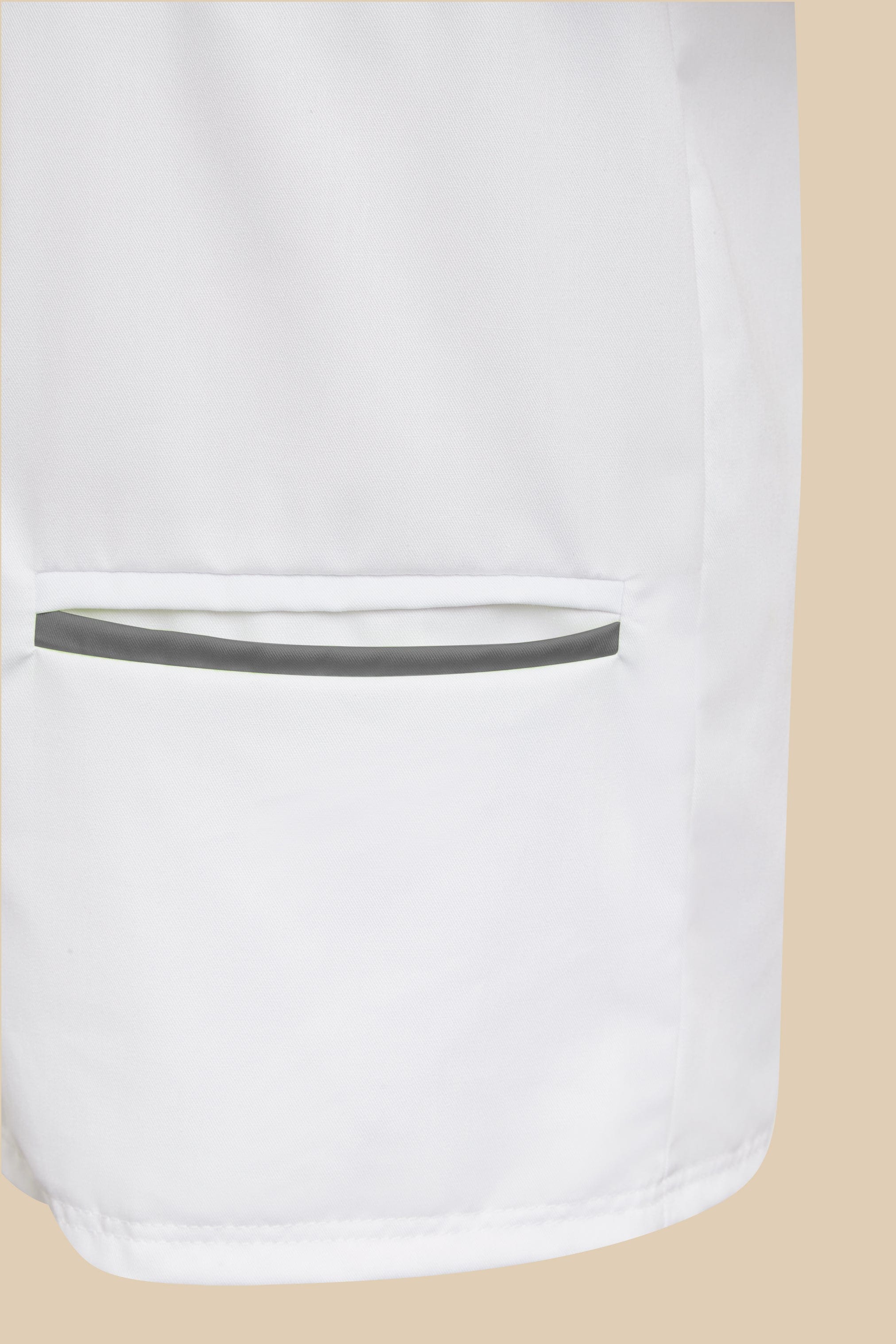 SRC Création Blouse Médicale Blouse médicale homme blanc et gris - ALMO