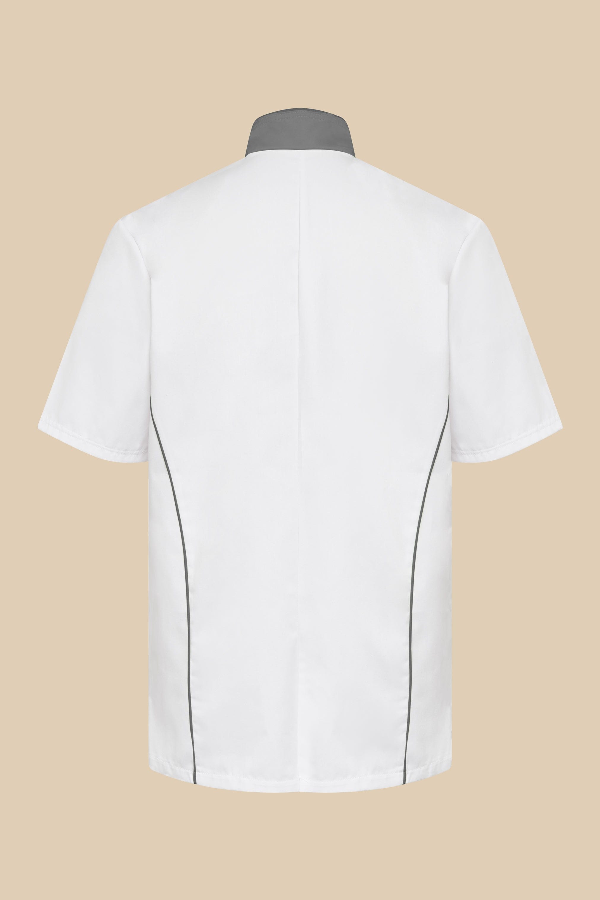 SRC Création Blouse Médicale Blouse médicale homme blanc et gris - ONEGO