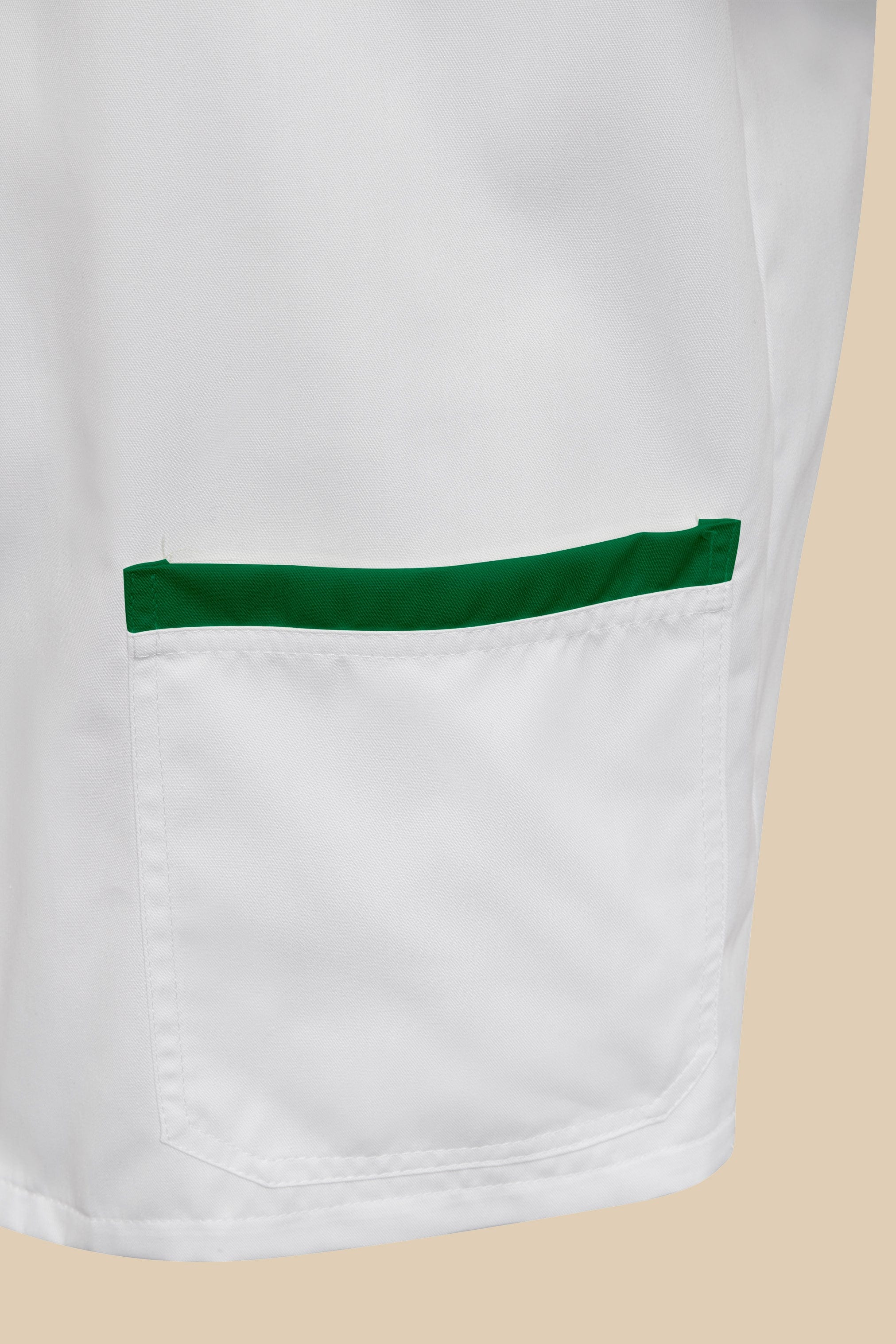 SRC Création Blouse Médicale Blouse médicale homme blanc et vert - ONEGO