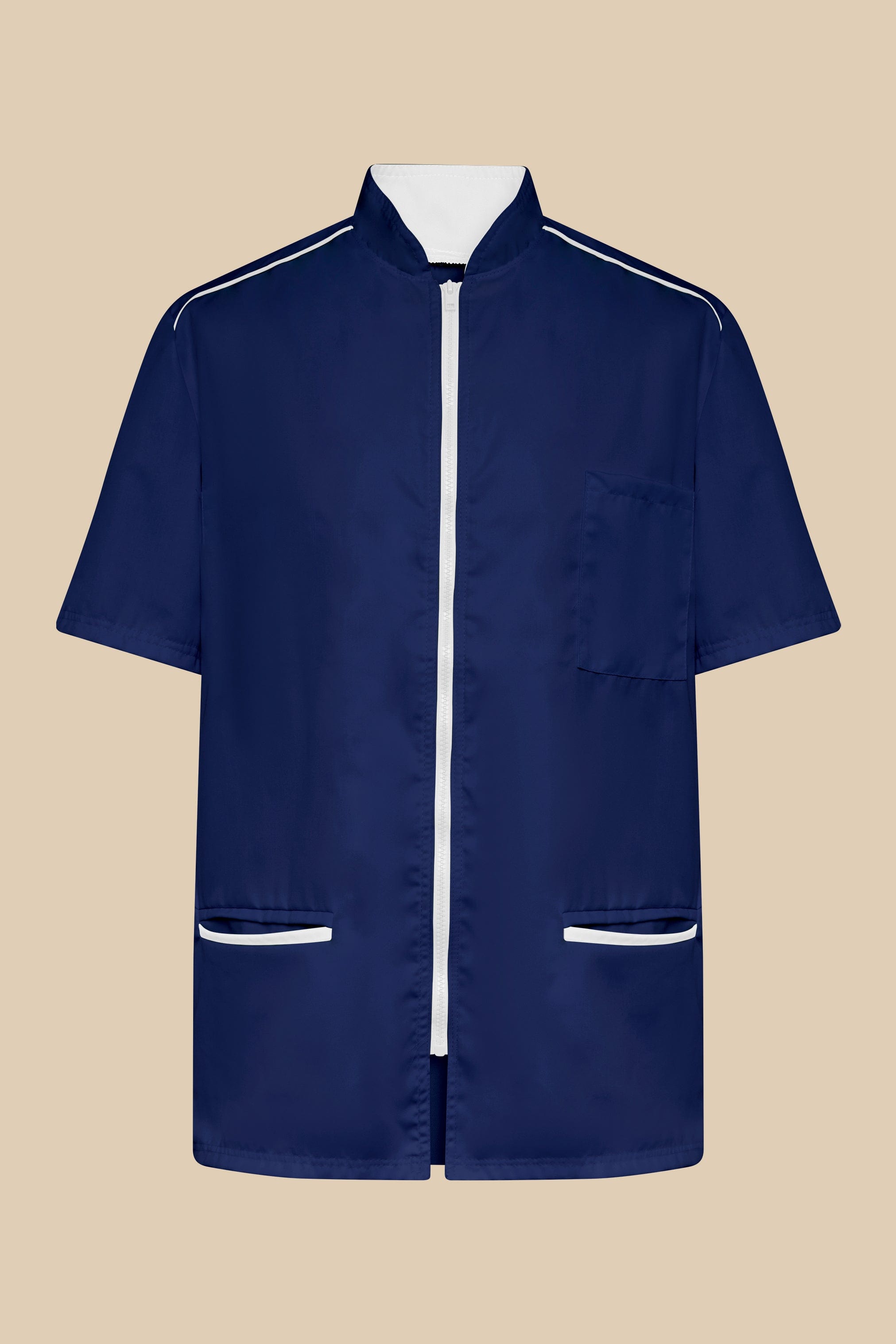 SRC Création Blouse Médicale Blouse médicale homme marine et blanc - ALMO