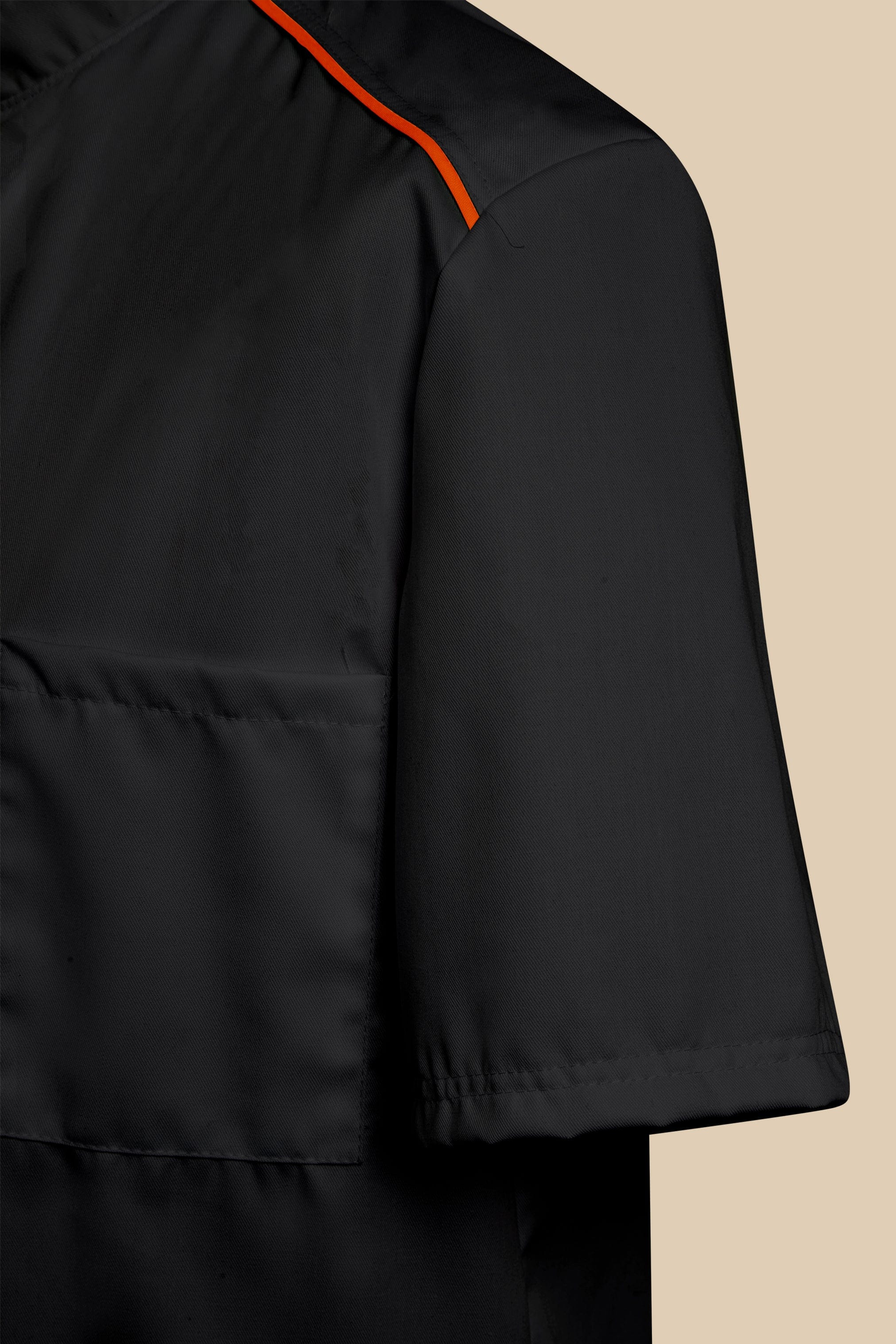 SRC Création Blouse Médicale Blouse médicale homme noir et orange - ALMO