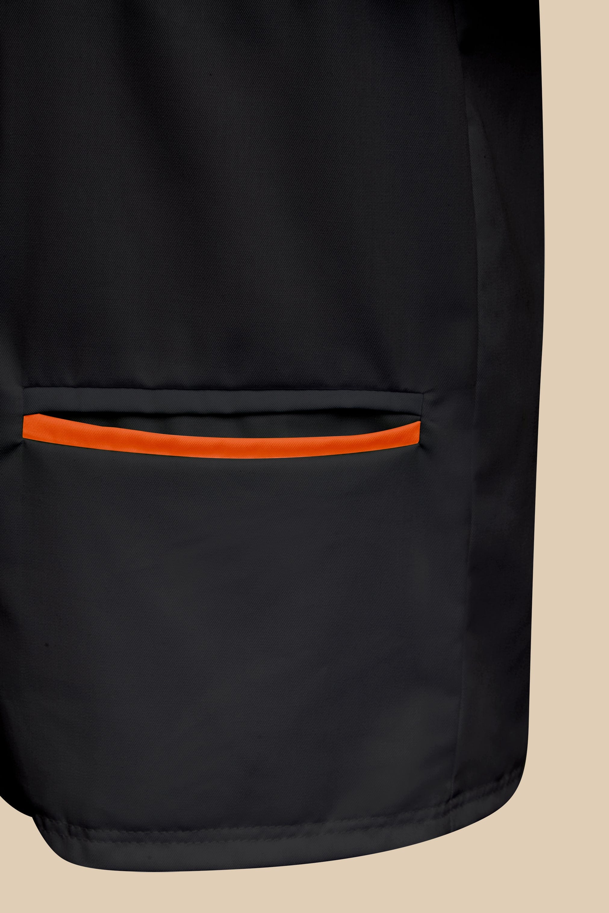 SRC Création Blouse Médicale Blouse médicale homme noir et orange - ALMO