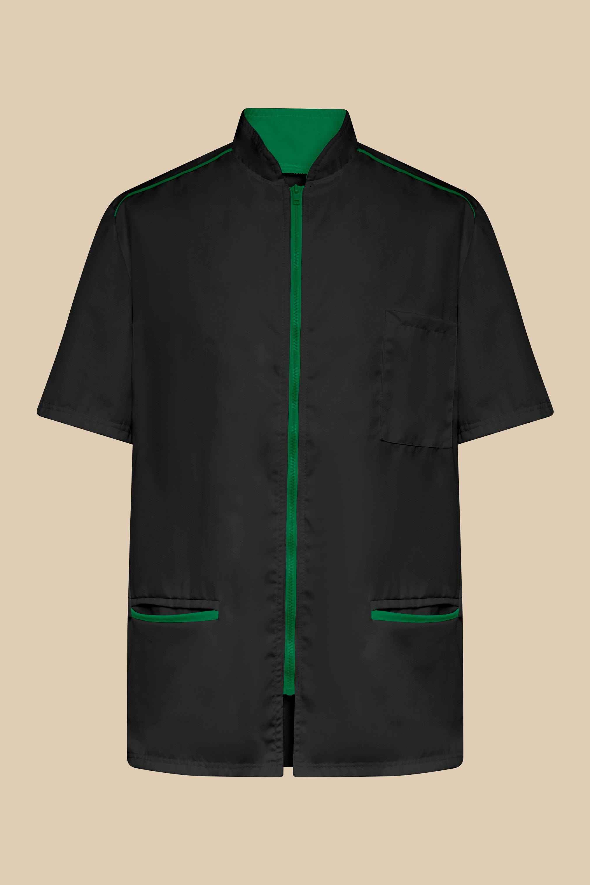 SRC Création Blouse Médicale Blouse médicale homme noir et vert - ALMO