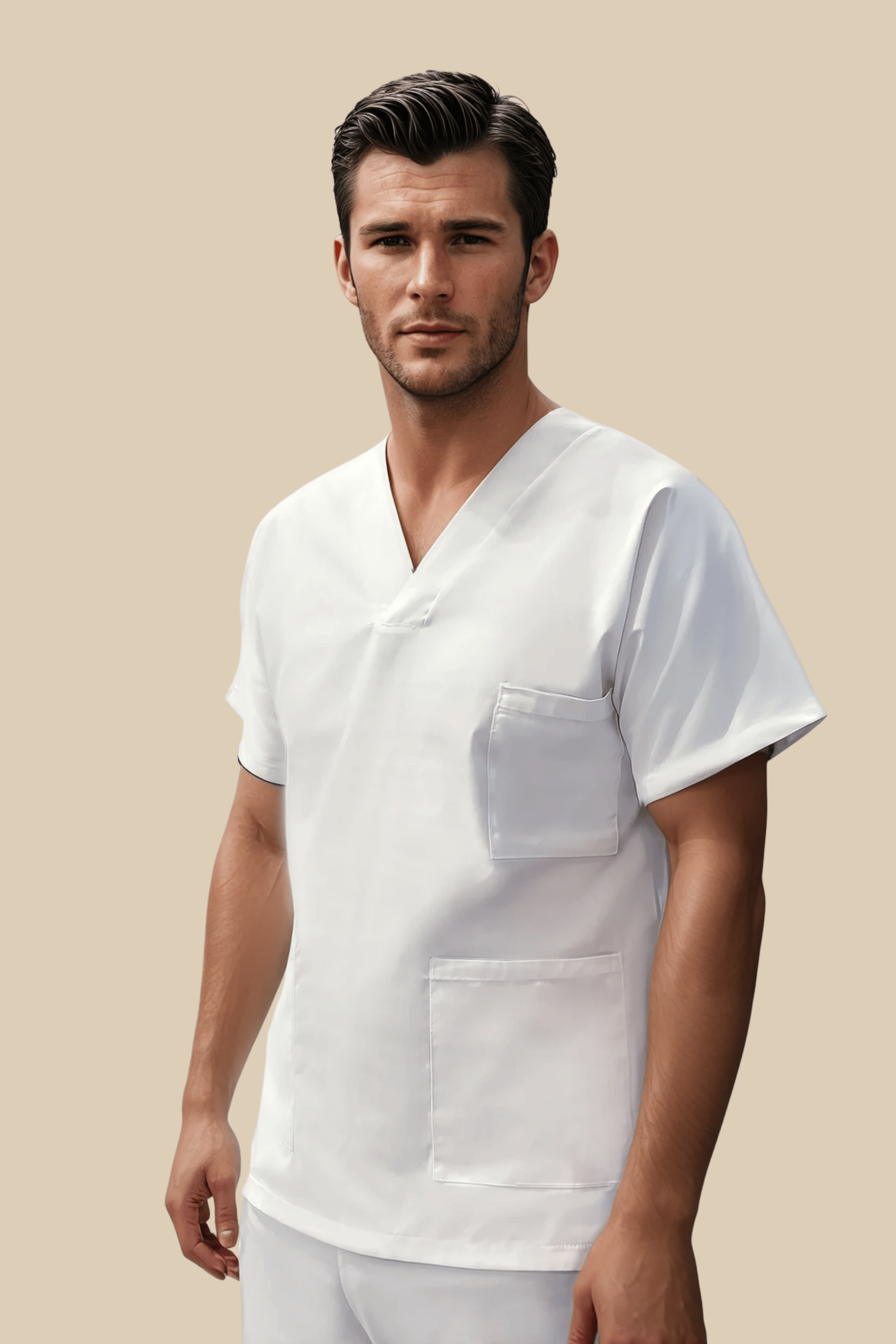SRC Création Tunique médicale Pack de 6 tuniques médicales Col V 7797 + 6 Pantalons 1020