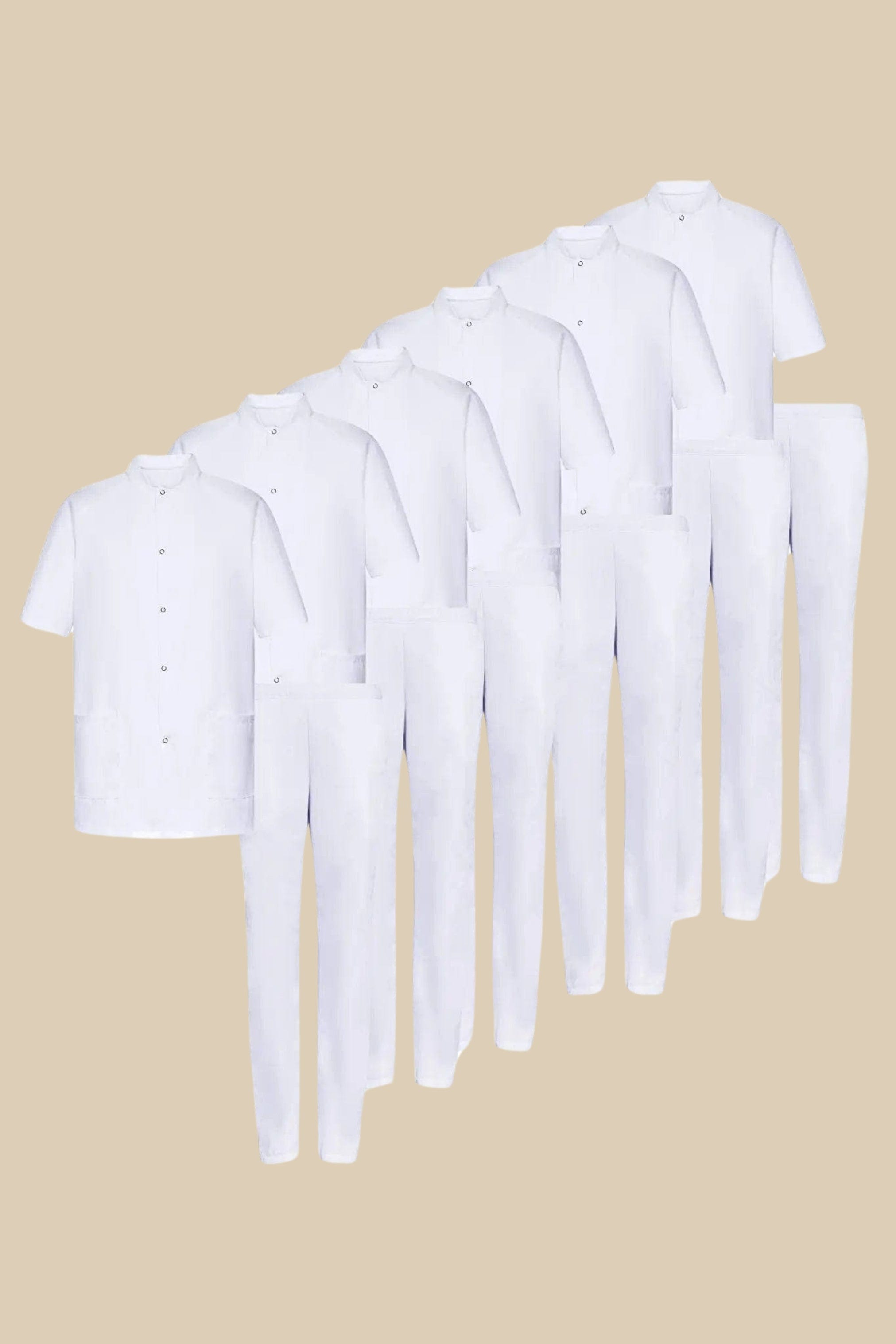 SRC Création Tunique médicale Pack de 6 tuniques médicales Femme 4642F + 6 Pantalons 1020