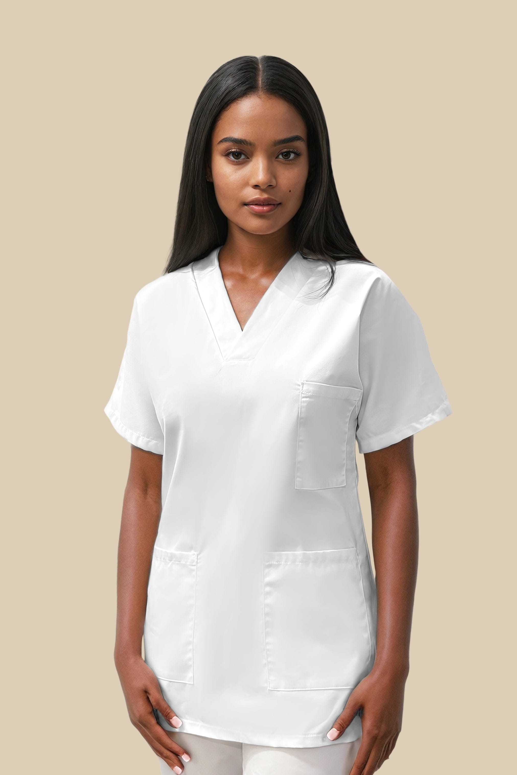 SRC Création Tunique médicale Pack de 6 tuniques médicales Femme à Col V 7797F + 6 Pantalons 1020