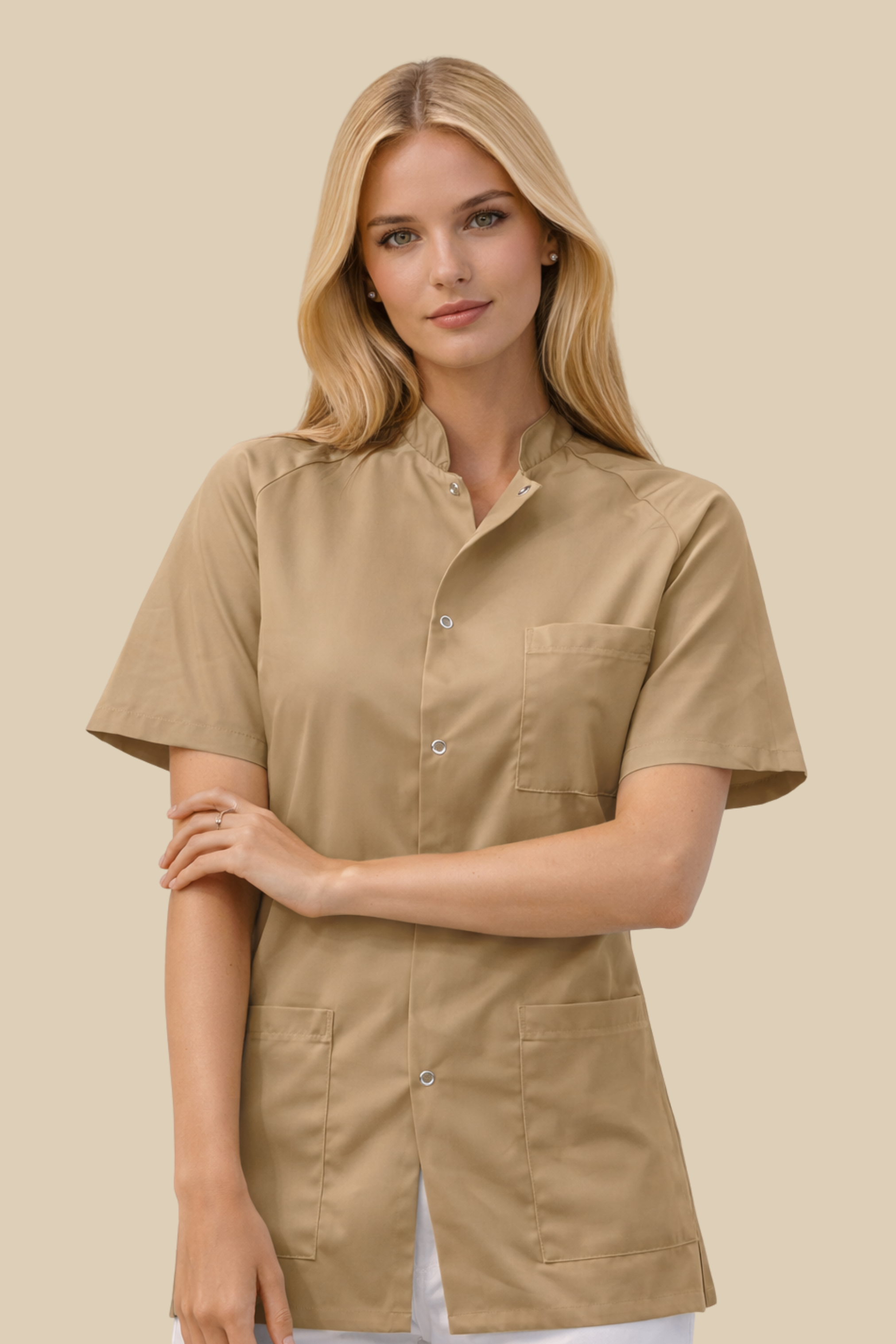 SRC Création Tunique médicale Tunique médicale femme biscuit - 4642F