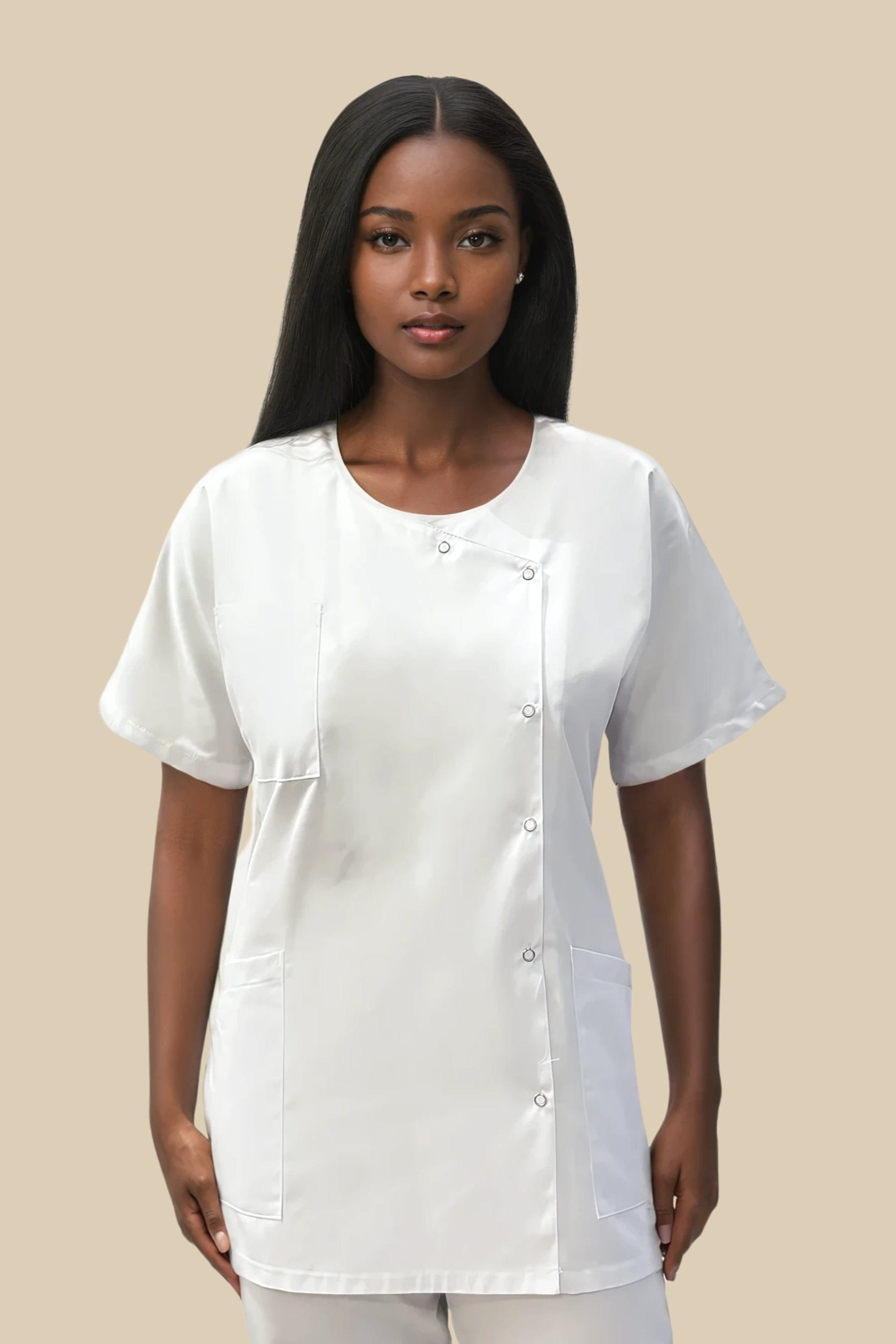 SRC Création Tunique médicale Tunique médicale femme blanche 1666 / Pack de 3