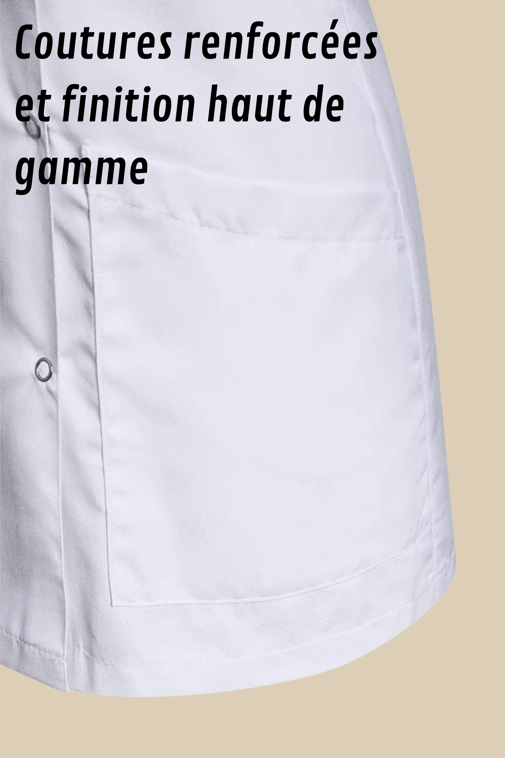 SRC Création Tunique médicale Tunique médicale femme blanche - 1666