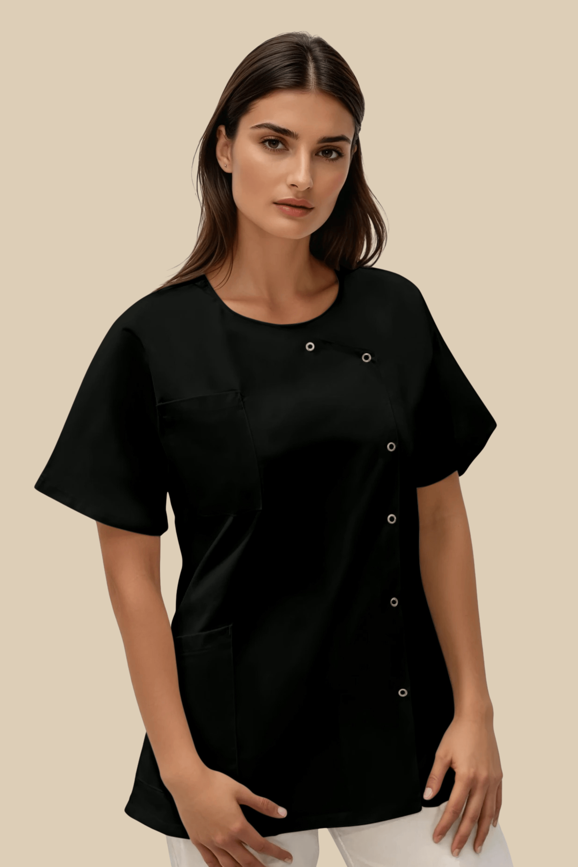 SRC Création Tunique médicale Tunique médicale femme Noire - 1666