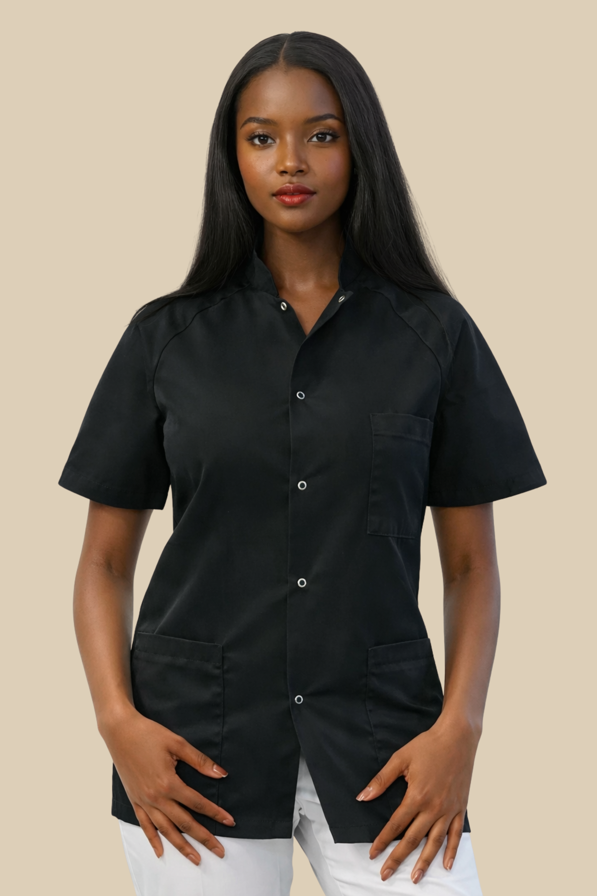 SRC Création Tunique médicale Tunique médicale femme Noire - 4642F