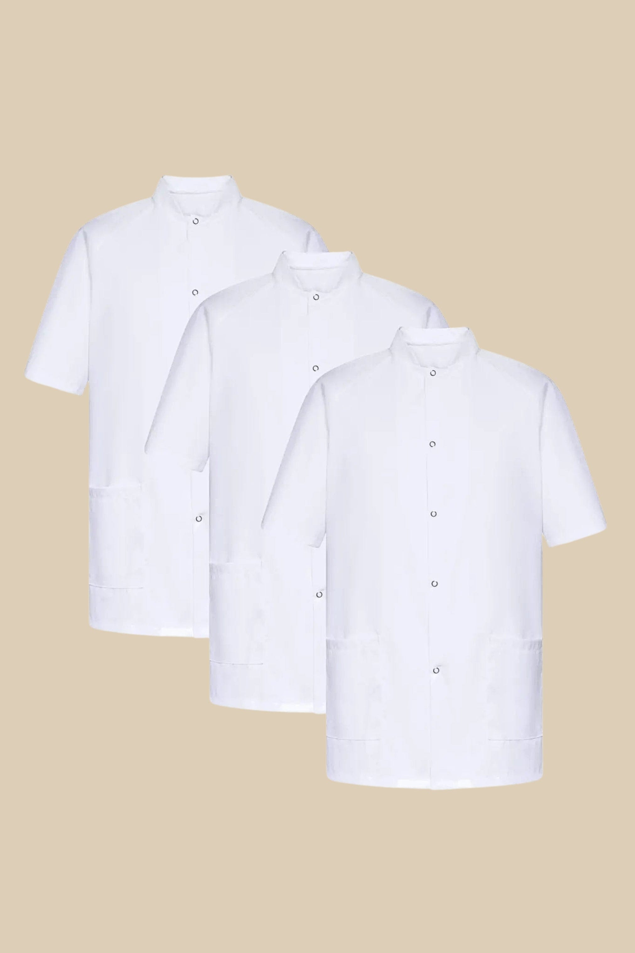 Pack de 3 tuniques médicales Femme blanches - 4642F